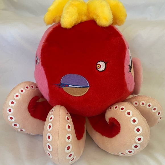 Takashi Murakami Red Octopus Mr Boiled Complexcon Large Plush - Picture 8 of 15